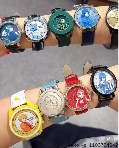 Official Genuine Demon Slayer Watch Blind Box Vol 2 Forged Time Series Tanjiro Zenitsu Nezuko Quartz Wrist Watch For Anime Fans