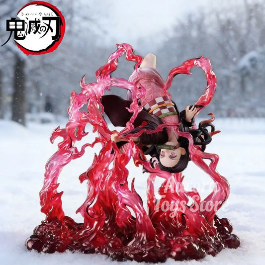 Anime Demon Slayer Figure Kamado Nezuko Action Figures Pvc Collection Model Toys for Gifts 18cm