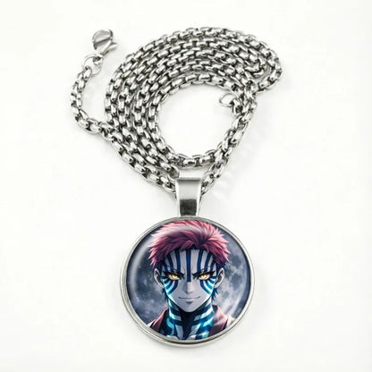 Demon Slayer Kimetsu No Yaiba Necklace Jewelry Chain Pendants Charms Fashion Sweater Decoration Anime Accessories Party Gifts