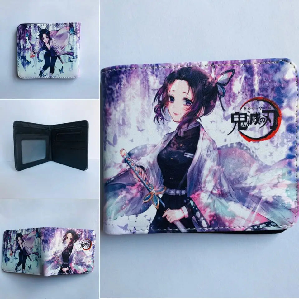 Demon Slayer: Kimetsu No Yaiba Anime Peripheral Short Wallet Zero Wallet Student Men And Women Simple Wallet