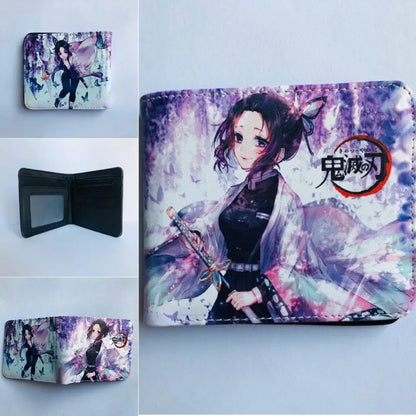 Demon Slayer: Kimetsu No Yaiba Anime Peripheral Short Wallet Zero Wallet Student Men And Women Simple Wallet