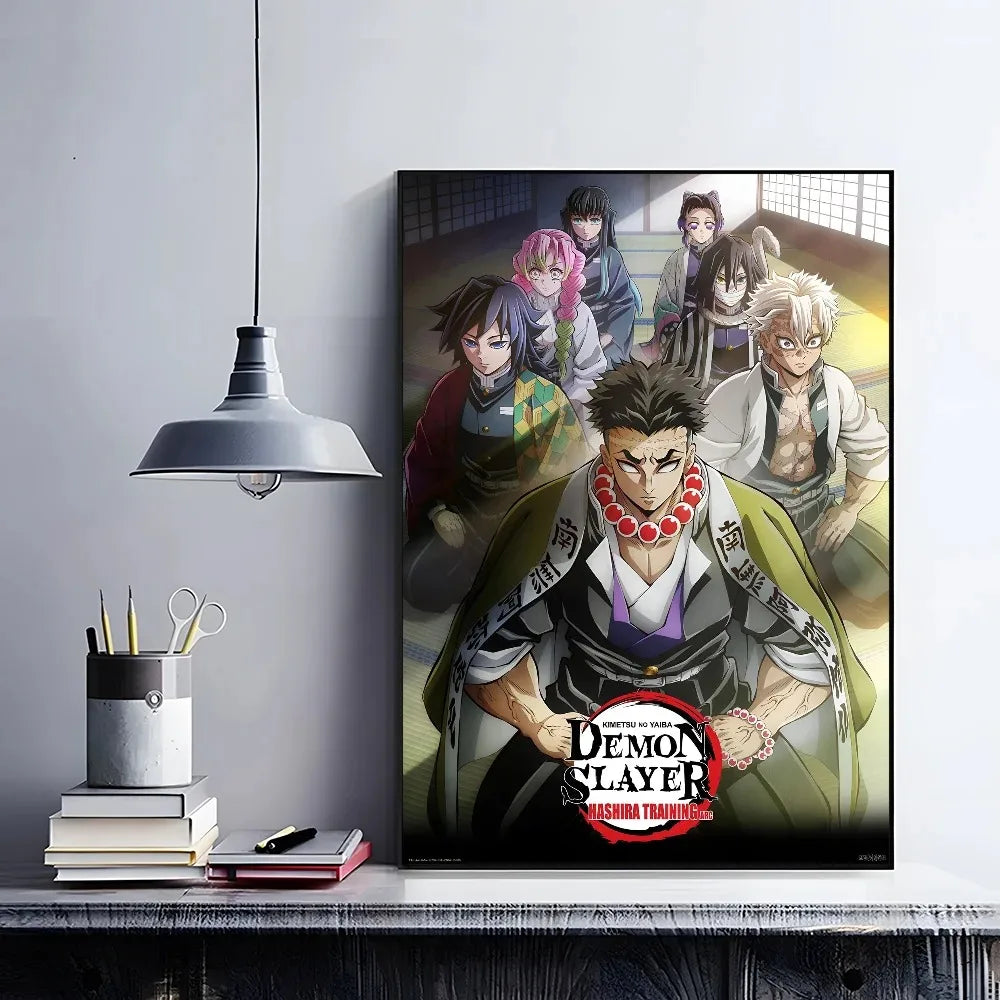 Adult Jigsaw Puzzle 500/1000 pcs Puzzle  Anime D-Demon Slayer Paper Puzzle Decorative Painting Exercise Brain Thinking