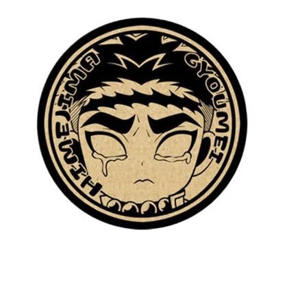 Demon Slayer Cork Coaster,Tanjiro Nezuko Anime Drink Cup Mat, Non-slip Heat Resistant Wooden Pad, Creative Table Decor Gift, 1pc