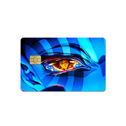 DIY Self-made Anime Demon Slayer 2.5D HD Matte PVC Sticker Film Tape Skin for Credit Card Debit Card Waterproof Sticke Gift