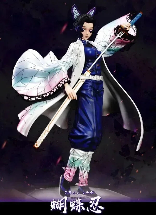 In Stock 30cm Demon Slayer Figure Himejima Gyoumei Figure Tomiokagiyuu Action Figurine Hantengu Akaza Figures Statue Model Toy