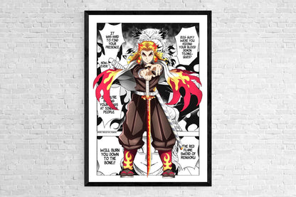 Japan Anime Figure Demon Slayer Picture Art Home Decor Canvas Painting Poster For Living Kids Room Sofa Wall Decoration Posters