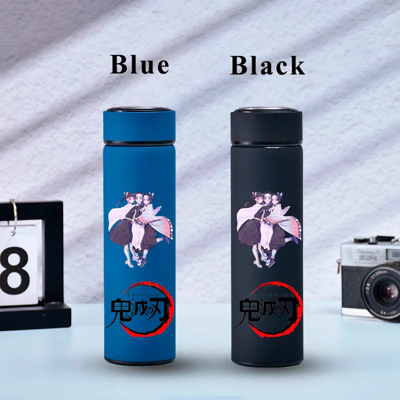500ML Demon Slayer Anime Stainless Steel Water Cup Portable Large Capacity Outdoor Water Bottle Hot Ice Water Insulated Cup