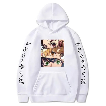 2026 New Demon Slayer Graphic Printed Hoodie Sweatshirt Men's and Women's Hoodie Men's Tops Sports Hoodie Harajuku Y2K Hoodie