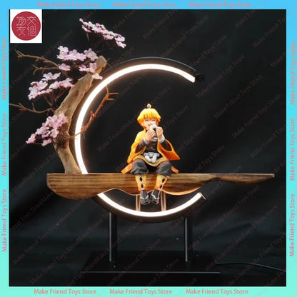 Plug In Demon Slayer Nezuko Kamado Led Night Light Anime Figure Multicolor Touch Remote Gaming Pc Case Lamp Gift Anime Demon Led
