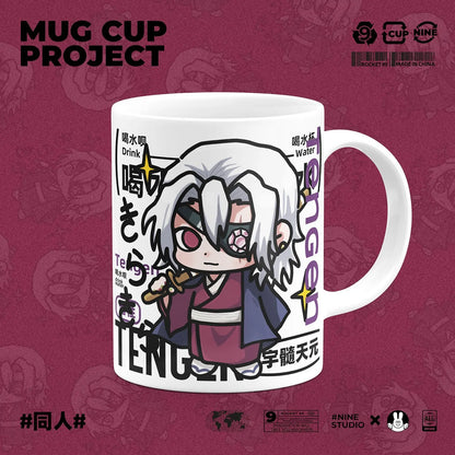 Demon Slayer Kamado Tanjirou Shinazugawa Sanemi creative cartoon ceramic mug home office afternoon tea coffee cup birthday Gifts