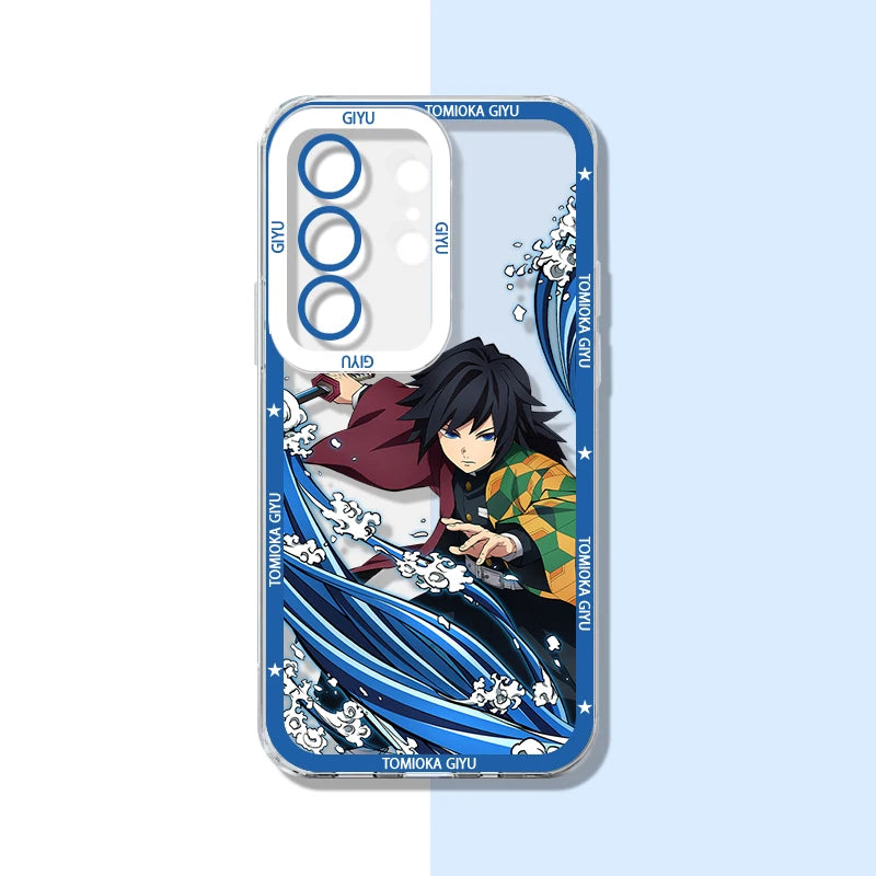 Demon Slayer Tanjiro Phone Case for Samsung Galaxy S26 Ultra S25 Edge S24 S23 S22 S21 FE Plus A57 A37 5G A07 A17 4G Back Cover