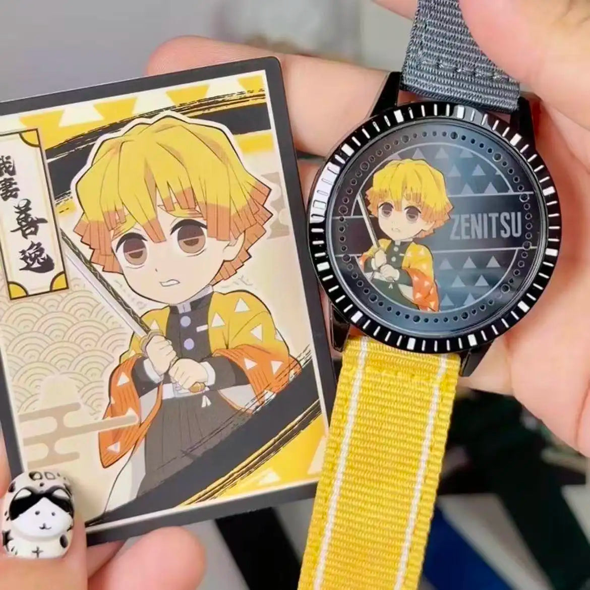 Original Demon Slayer Watch Series Blind Box Anime Secondary Universe Merchandise Co-Branded Wristwatch Birthday Mystery Box Gif