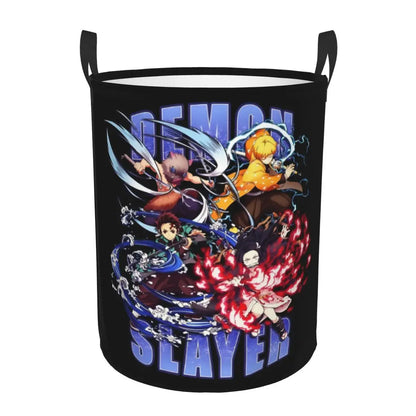 Demon Slayer Tanjiro Kamado Laundry Basket Collapsible Large Capacity Clothes Storage Bin Anime Manga 
 Laundry Hamper