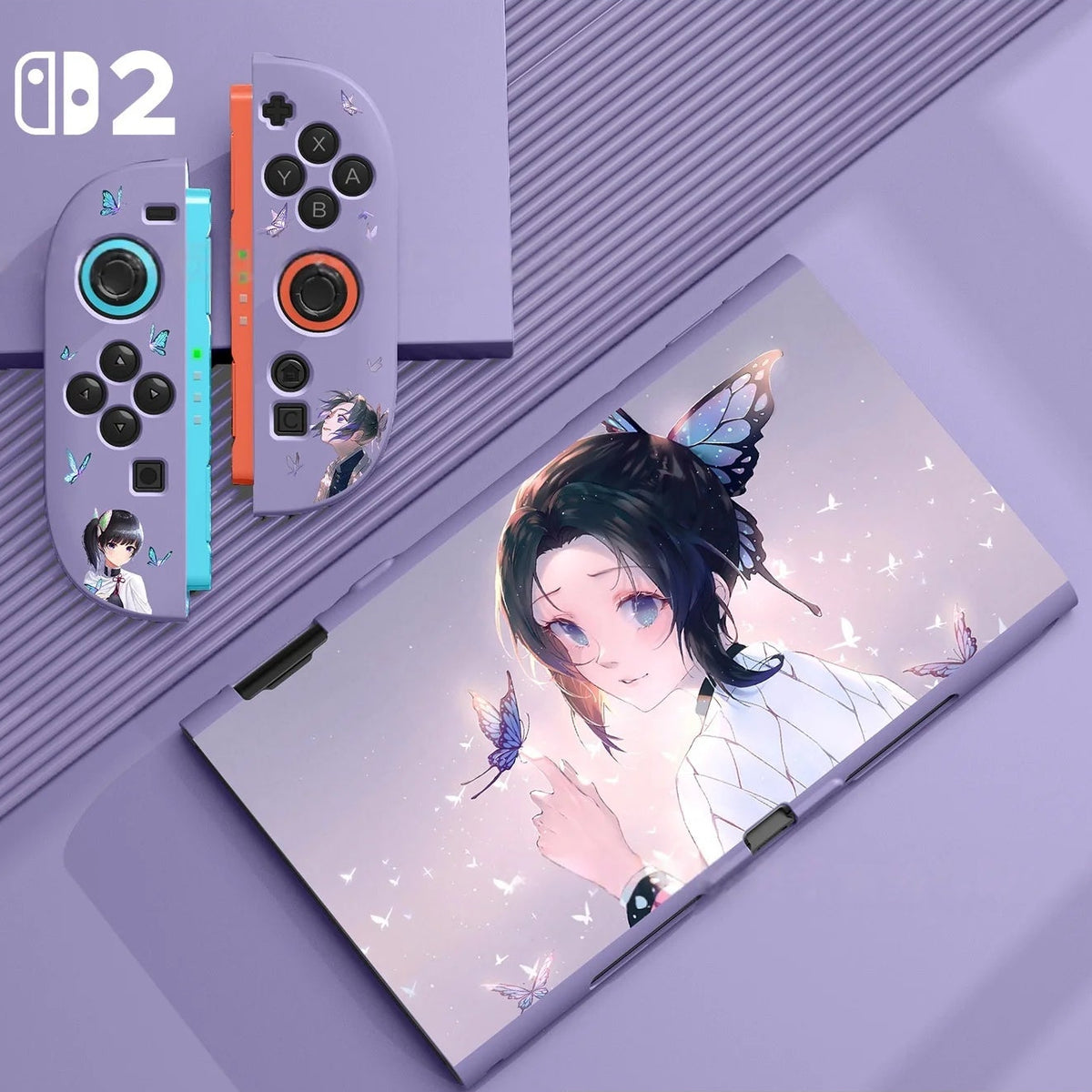 Coque Switch 2 Shinobu lilas