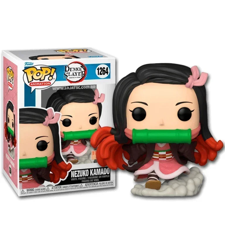New Funko Pop! Demon Slayer MITSURI KANROJI 1306# OBANAI 1395# RUI 1307# Nezuko 1264# SANEMI 1253 Tanjiro 1304 KYOJURO 1308 Toy