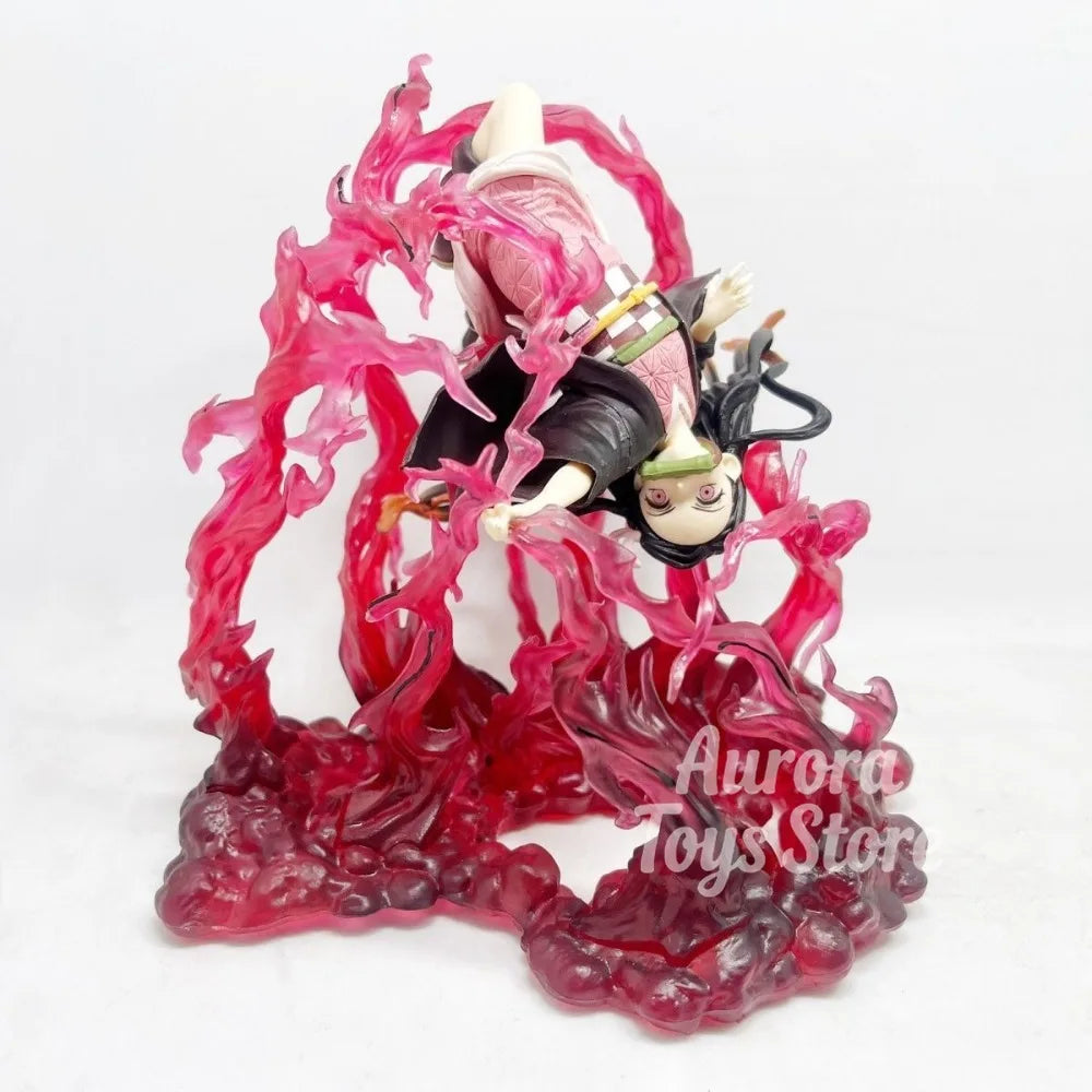 Anime Demon Slayer Figure Kamado Nezuko Action Figures Pvc Collection Model Toys for Gifts 18cm