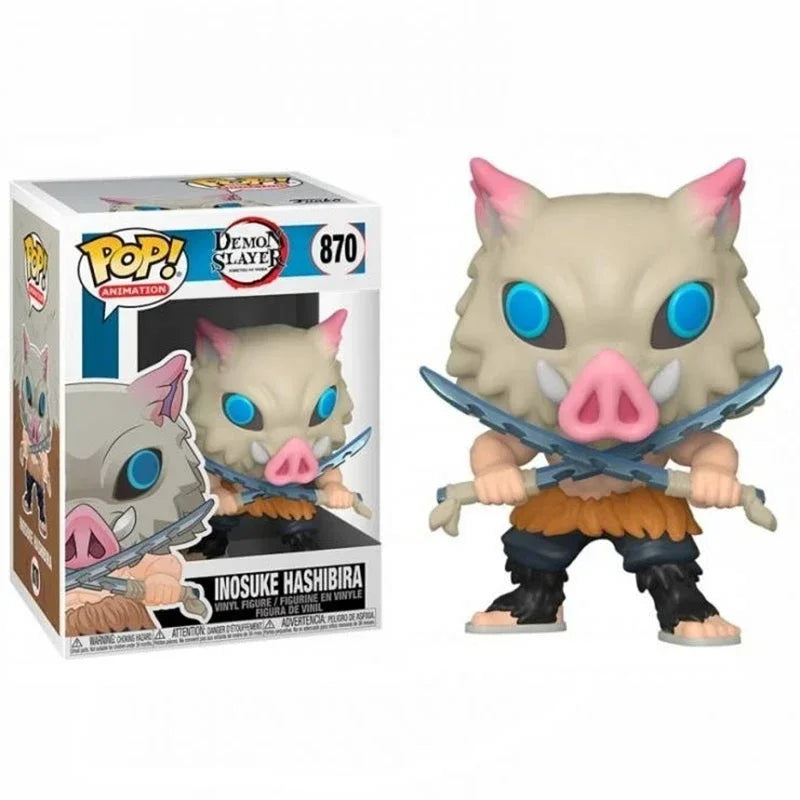 2026 Funko POP Demon Slayer Tanjiro 1304 Kanroji 1306 Rui 1307 Sanemi 1253 Nezuko 1254 Obanai 1395 Action Figures Model Toy Gift