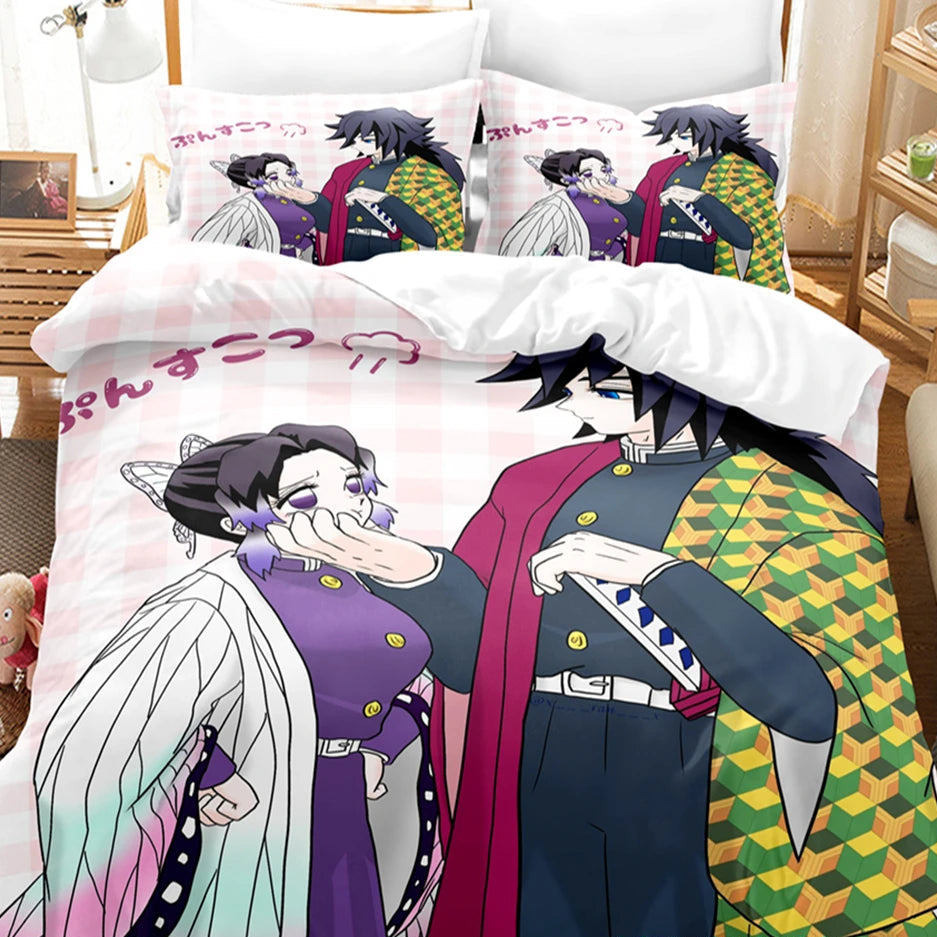 Parure Shinobu et Giyu joues