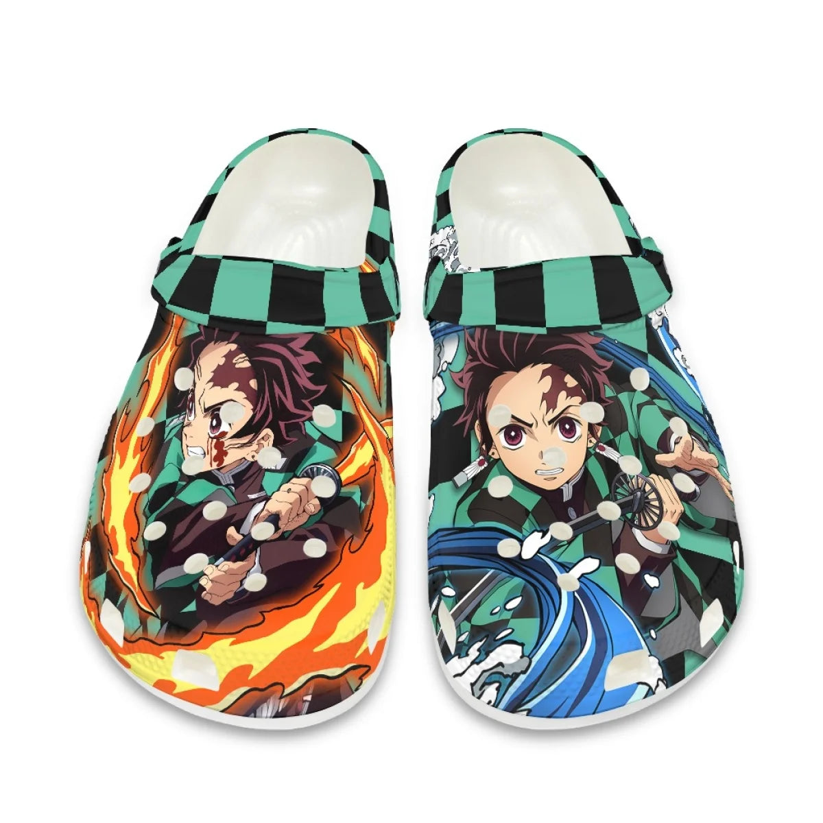 Anime Demon Slayer Non Slip Casual Cave Shoes Men Women Kamado Tanjirou Home Slippers Outdoor Beach Sandal Anime Cosplay Gift