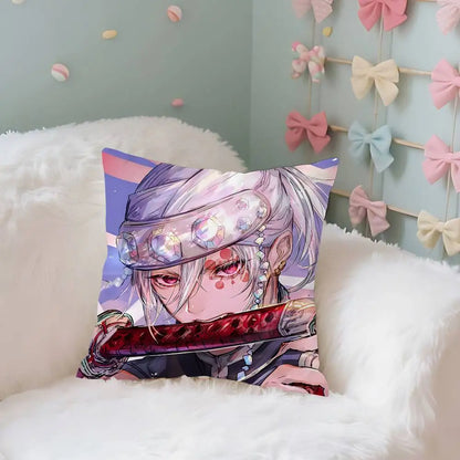 T-Tengen U-Uzuis Case Plush Fabric Soft Pillowcase Double Sided Print Cushion Cover Household Gifts