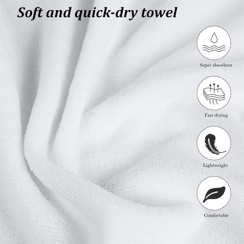Beach Towels Demon Slayer Bathroom For Bath Sauna Personal Care Large Bath Towel Turban for Hair Drying Bathroom Set Accessories