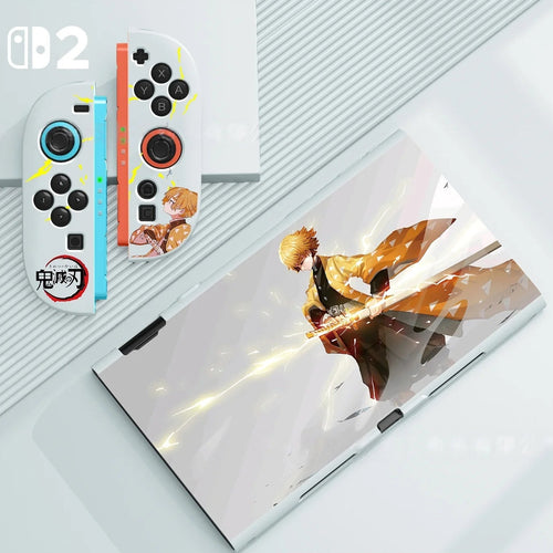 Coque Switch 2 Zenitsu grise