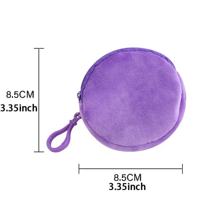Demon Slayer Coin Purse Anime Figure Tanjiro Letters A-Z Wallet Key Earphones Storage Pouch Round Mini Zero Wallet Merchandise