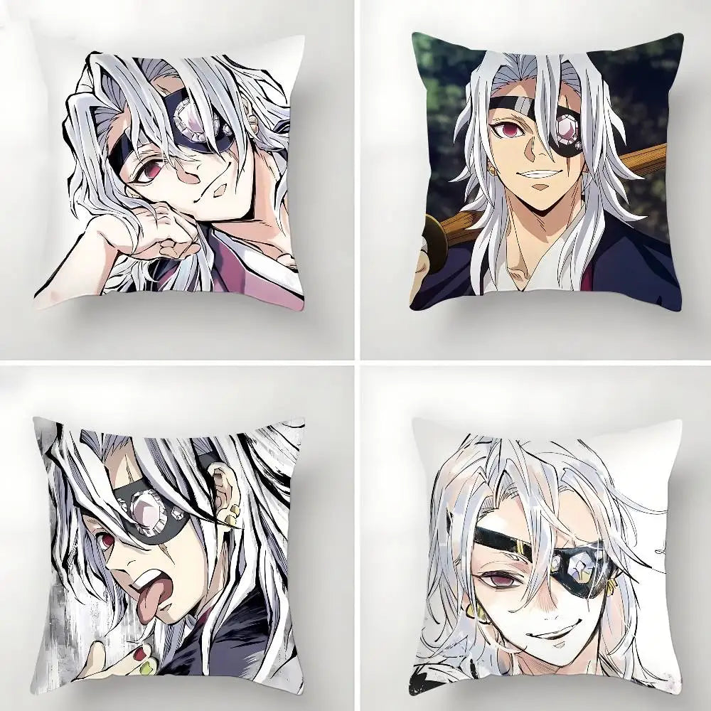 T-Tengen U-Uzuis Case Plush Fabric Soft Pillowcase Double Sided Print Cushion Cover Household Gifts