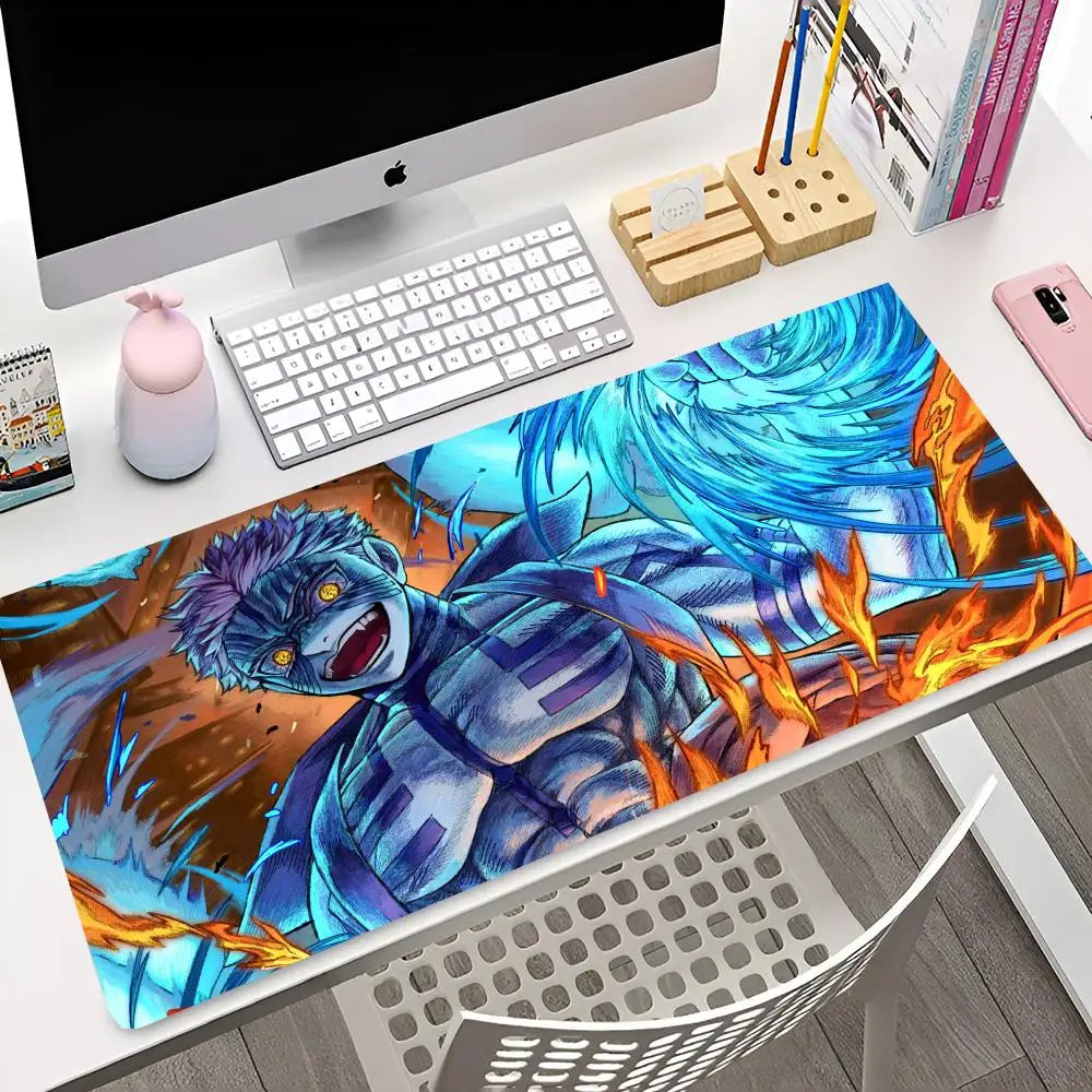 A-Akaza D-DemonS S-Slayer Mouse Pad Rubber Mat Laptop Xxl Mousepad Notebook Gamer Computer Table Gaming Accessories