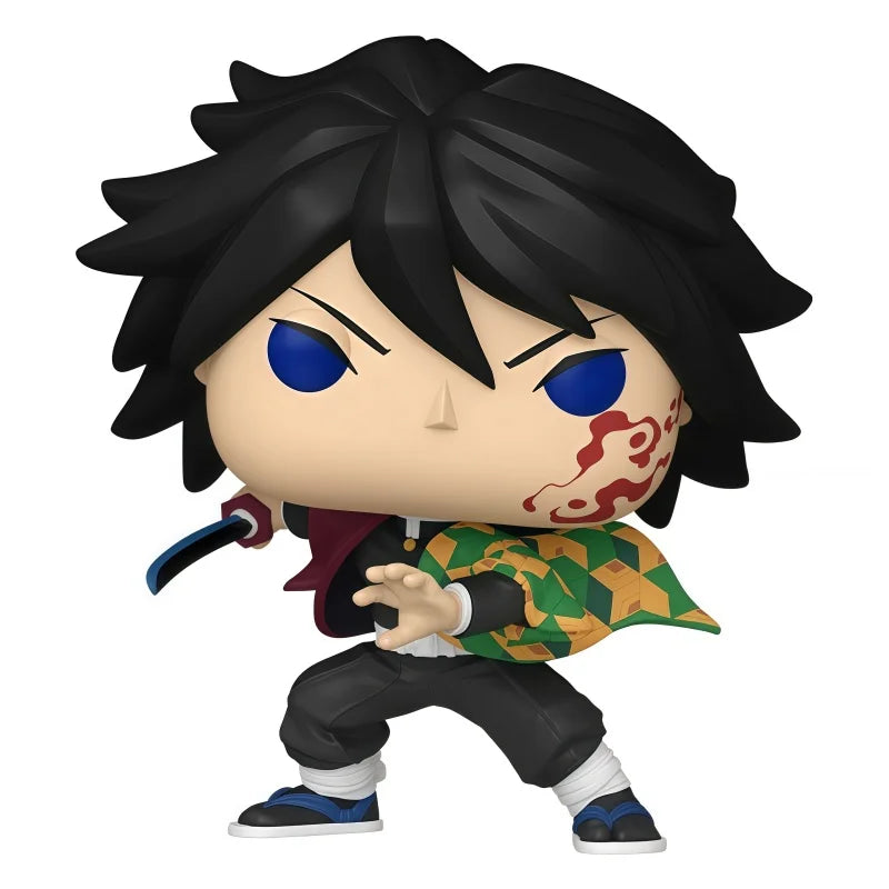 Official Funko Pop Tomioka Giyuu Demon Slayer Figure Anime Collectible Model Desktop Ornament Gift for Manga Hobby Collectors