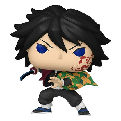Official Funko Pop Tomioka Giyuu Demon Slayer Figure Anime Collectible Model Desktop Ornament Gift for Manga Hobby Collectors