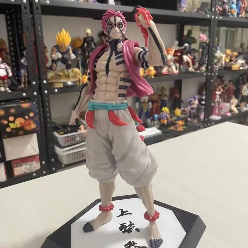 Demon Slayer Akaza Hakuji 28cm Action Figure - Anime Kimetsu No Yaiba PVC Statue Doll Collectible Model Children's toys Gifts