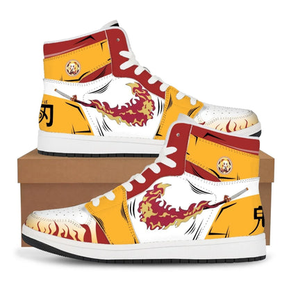 Anime Demon Slayer Sneakers Kochou Shinobu High-Top Sports Shoes Couples Cartoon Board Shoes Student Leisure Shoes Festival Gift