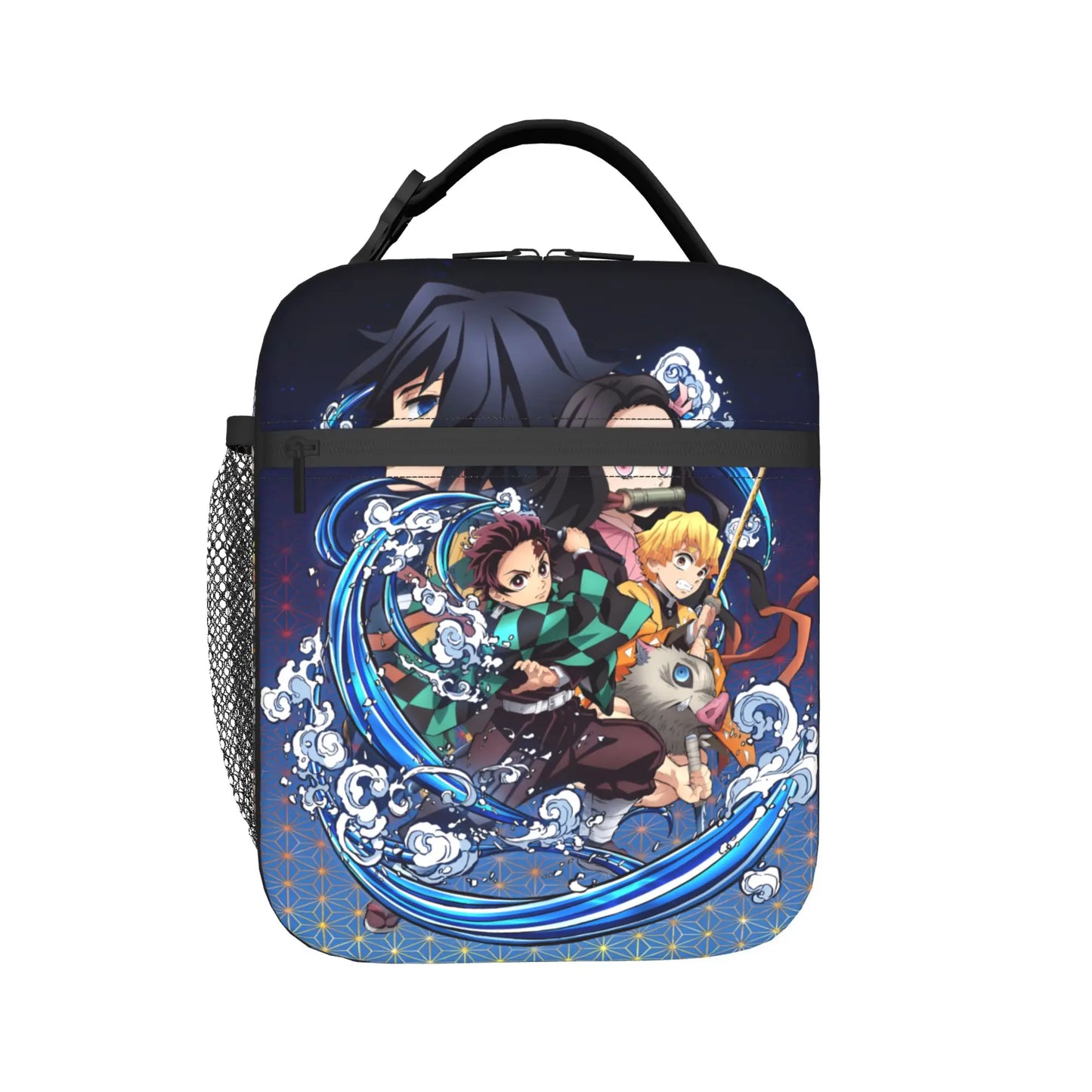 D-Demons Slayers Portable Lunch Box Multifunction Kimetsus No Yaibas Cooler Thermal Food Insulated Lunch Bag School Student