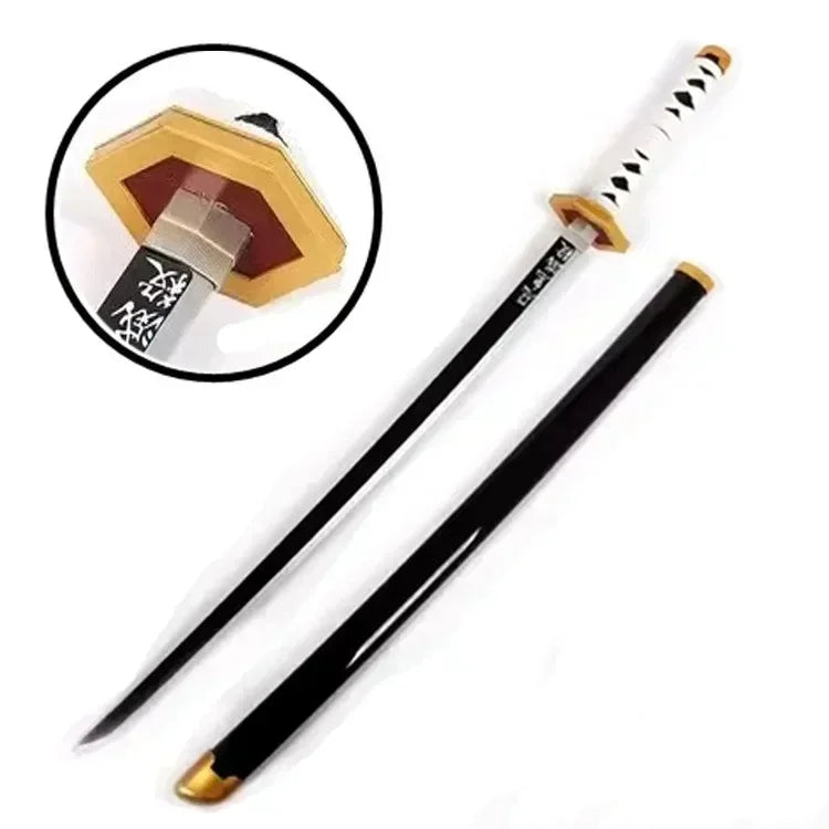 104cm Demon Slayer Katana Schwert Sword Anime Cosplay Prop Ninja Knife Real Size Japanese Katana Original Samurai Sabre Gift