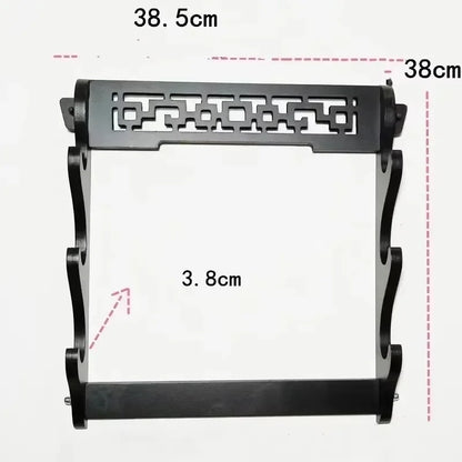 Wall Katana Shelf Support Wooden Sabre Samurai Sword Stand Holder Display Real Size Japanese Katana Rack Decoration Organizer