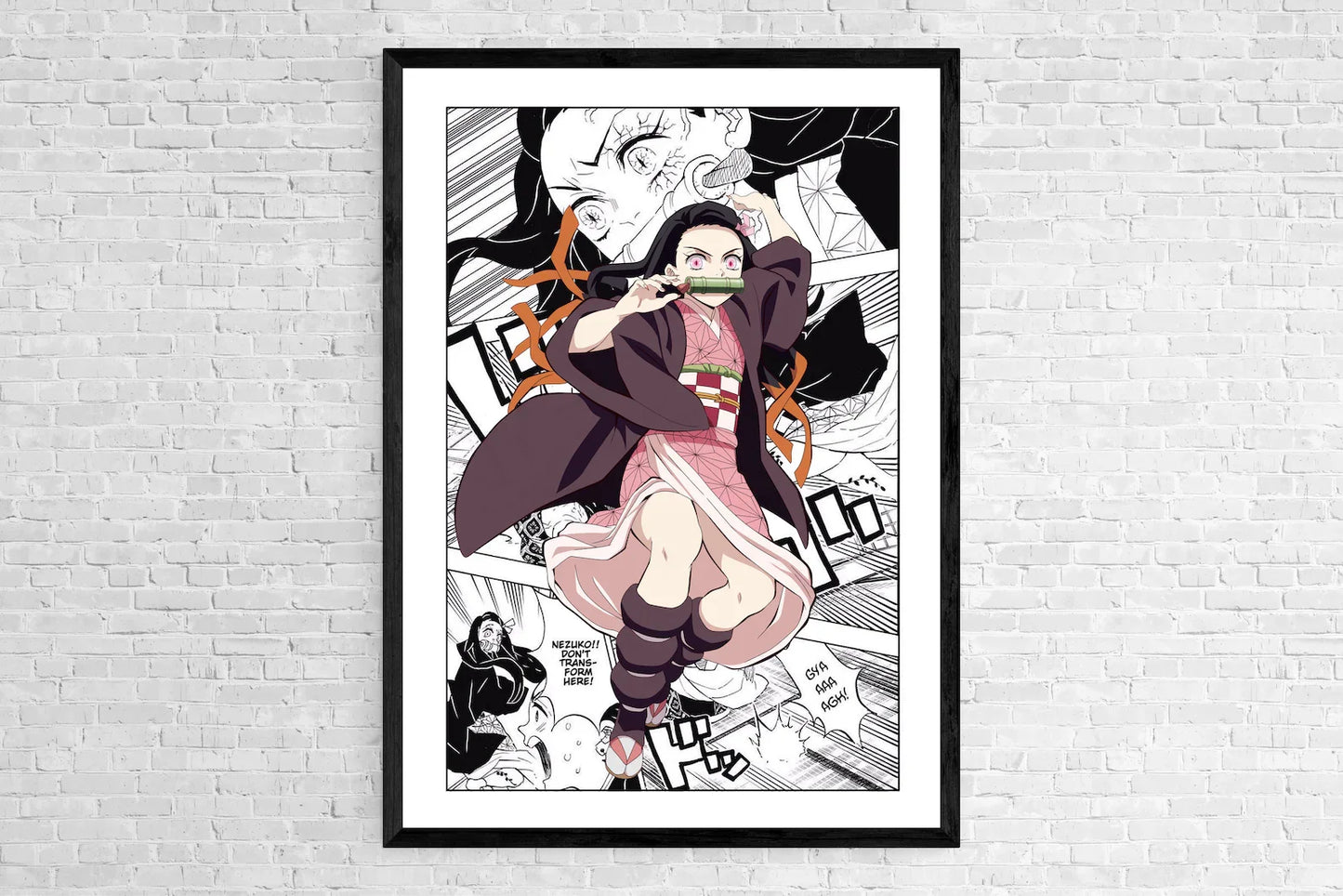 Japan Anime Figure Demon Slayer Picture Art Home Decor Canvas Painting Poster For Living Kids Room Sofa Wall Decoration Posters