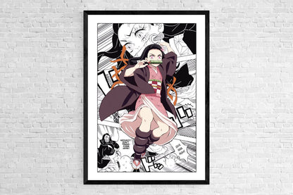 Japan Anime Figure Demon Slayer Picture Art Home Decor Canvas Painting Poster For Living Kids Room Sofa Wall Decoration Posters