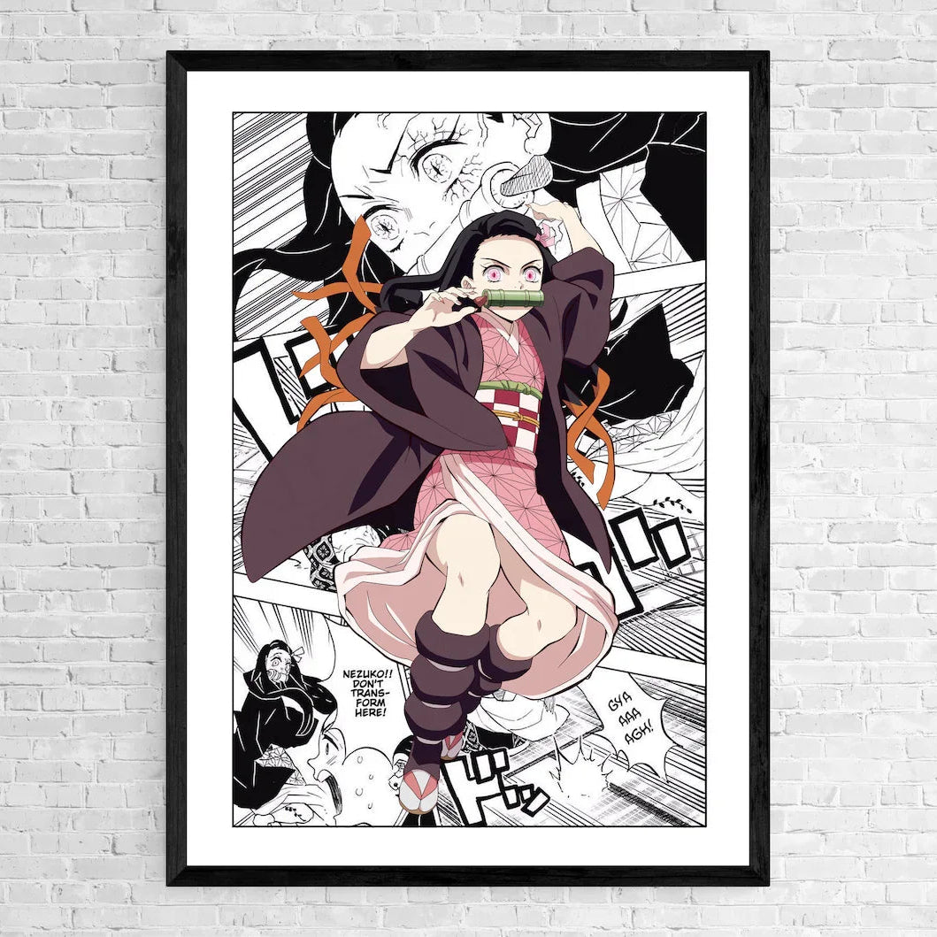 Poster manga Nezuko