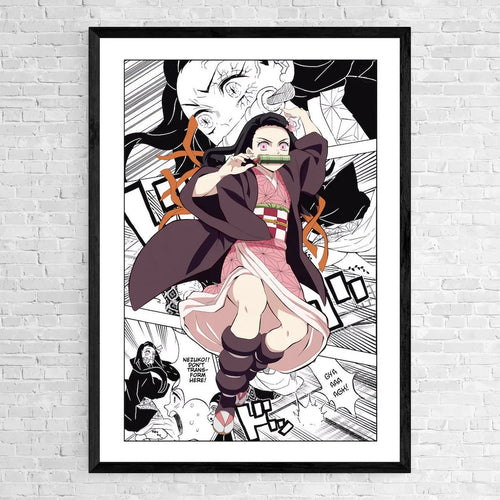 Poster manga Nezuko