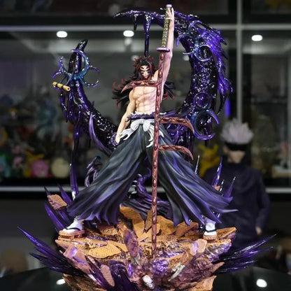 47cm Big Statue Demon Slayer Gk Kokushibo Tsugikuni Yoriichi Twelve Kizuki Pvc Anime Figure Model Collection Ornament Toys Gifts