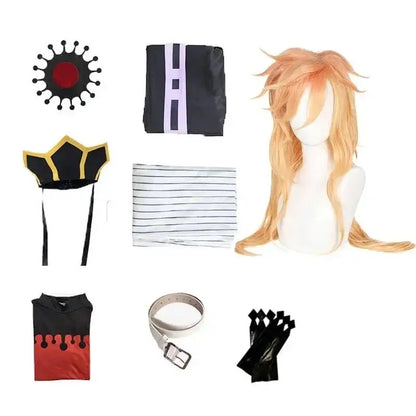 Anime Costume Wig Fan Doma Douma Cosplay Clothes Kimono Outfit Halloween Carnival Costumes For Men Wom # 1