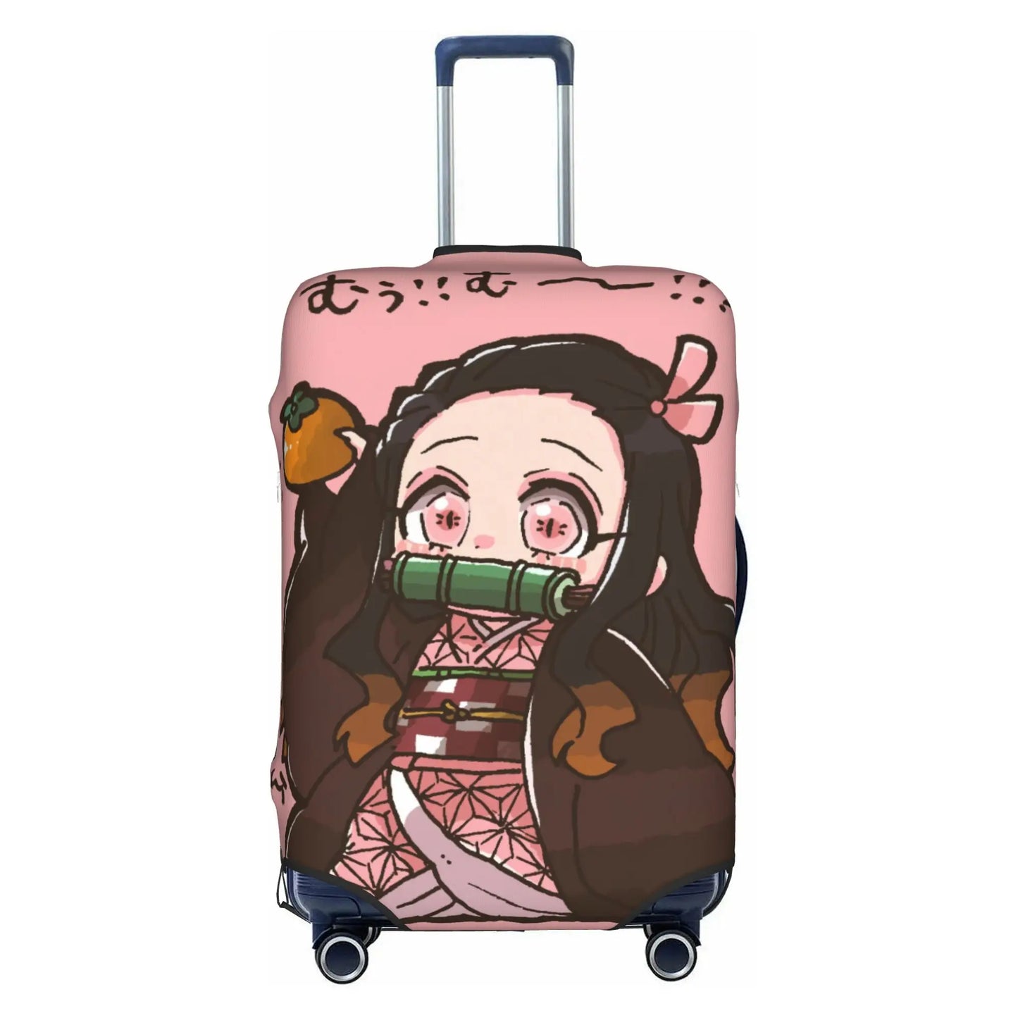 Custom Demon Slayer Kimetsu no Yaiba Travel Luggage Cover Elastic Manga Anime  Suitcase Cover Protector Fit 18-32 Inch