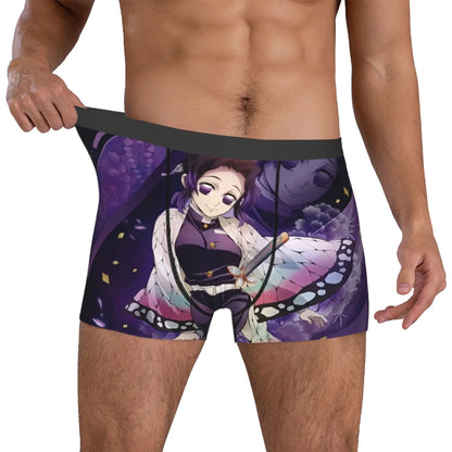 Male Funny D-Demons Slayers Underwear Japanese Manga Boxer Briefs Soft Shorts Panties Underpants