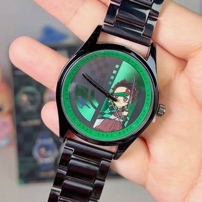 Original Demon Slayer Watch Series Blind Box Anime Secondary Universe Merchandise Co-Branded Wristwatch Birthday Mystery Box Gif