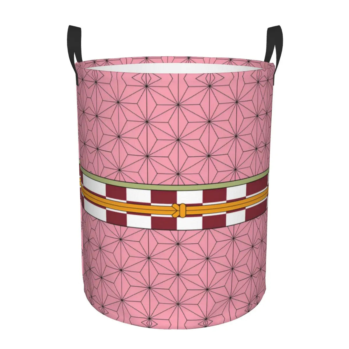 Custom Demon Slayers Anime Laundry Basket Collapsible Kimetsu No Yaiba Toy Clothes Hamper Storage Bin for