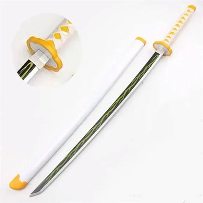 104cm Demon Slayer Katana Schwert Sword Anime Cosplay Prop Ninja Knife Real Size Japanese Katana Original Samurai Sabre Gift