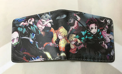 Demon Slayer: Kimetsu No Yaiba Anime Peripheral Short Wallet Zero Wallet Student Men And Women Simple Wallet