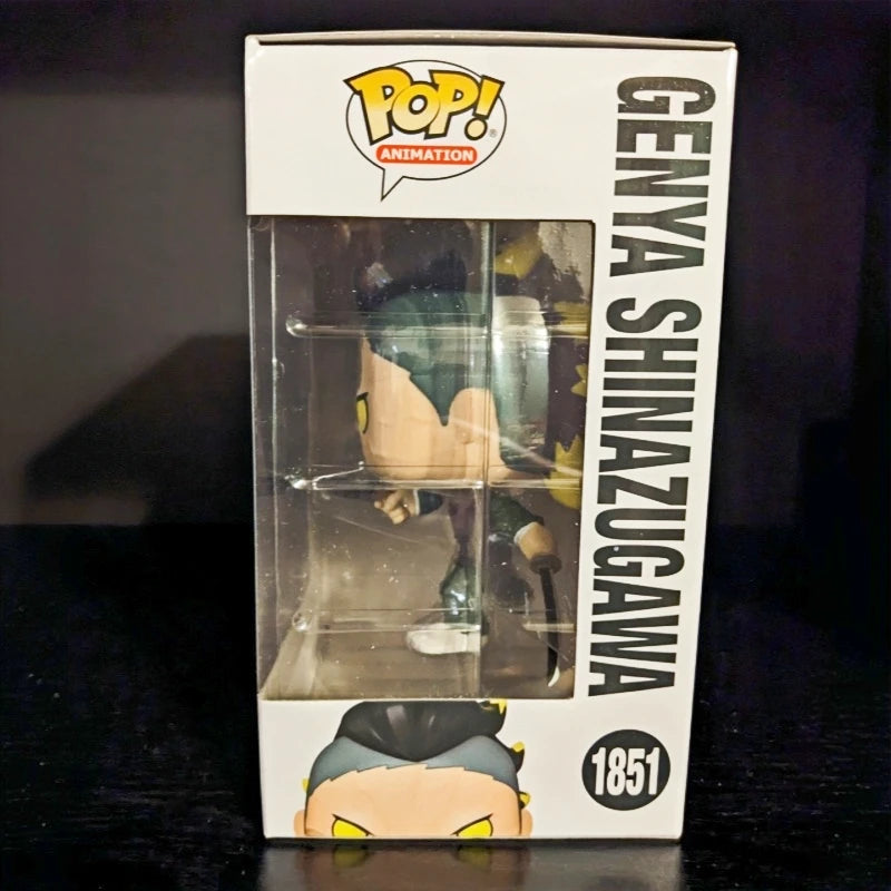 Funko Pop! Demon Slayer Genya Shinazugawa #1851 Original Vinyl Figure Anime Collectible Model Desktop Ornament Toy Gift for Fans