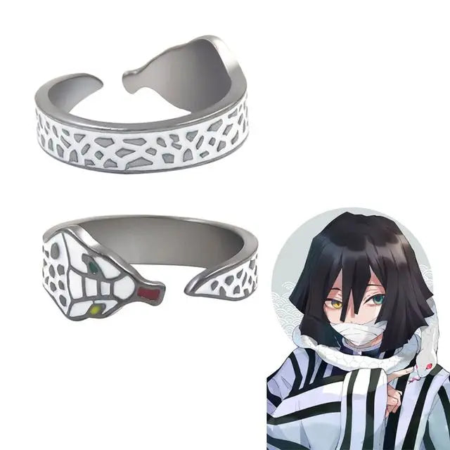 Anime Peripheral Ghost Slayer: My Wife Shanyi Tomioka Yoshitomo You Bean Charcoal Jiro Can Open and Close Ring